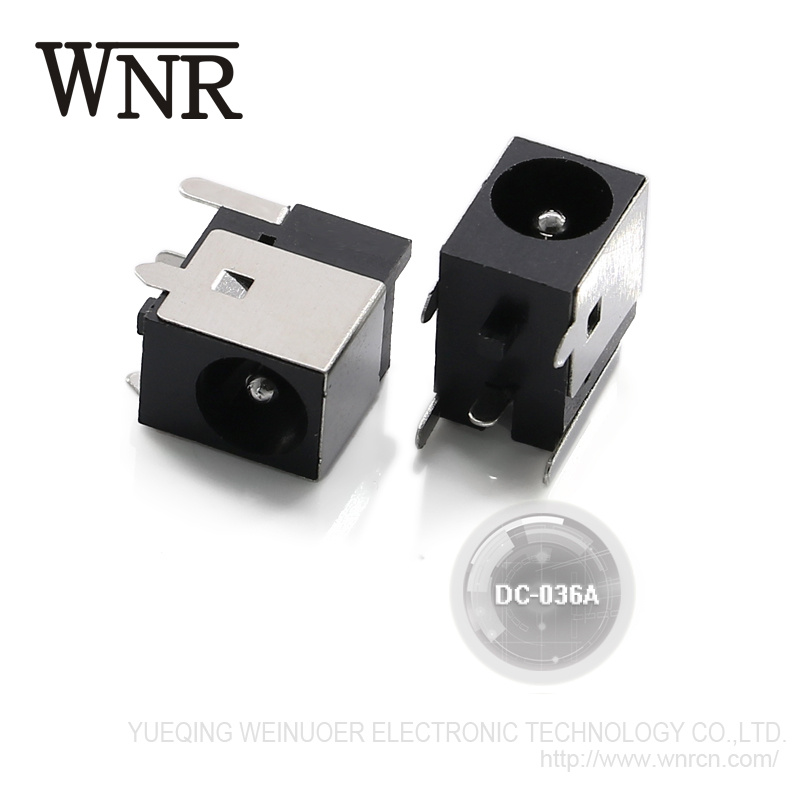 Good Quality Environmental Adapter Universal Metal 3 Pin DC-036A DC Power Jack