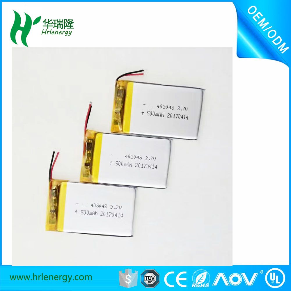 Li-ion Polymer Battery 403048 500mAh 3.7V