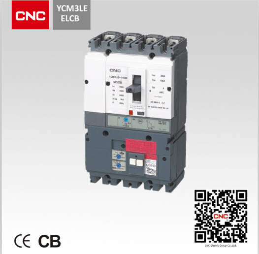 MCCB Ycm3le Earth Leakage Circuit Breaker