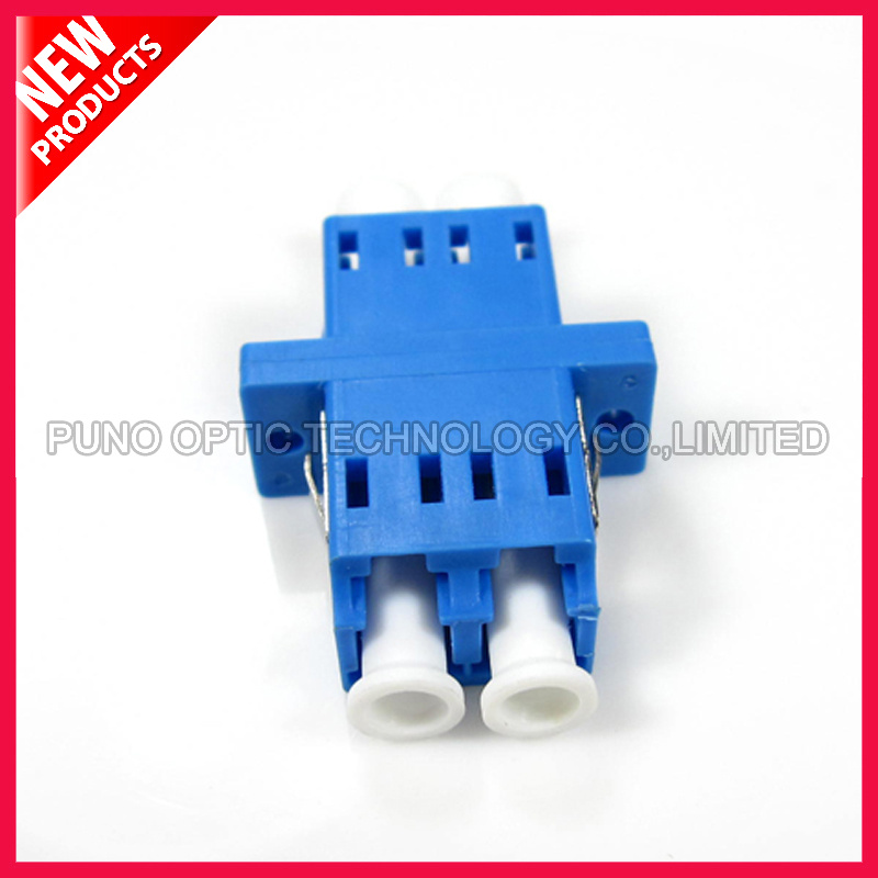 LC Duplex Singlemode Plastic Fiber Optic Adapter