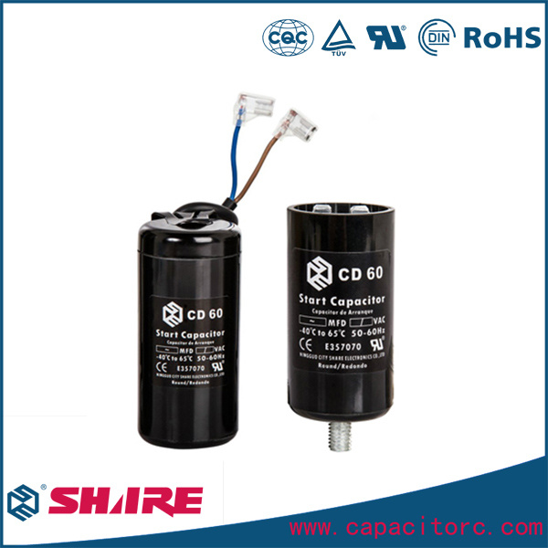 CD60 Electrolytic Motor Start Capacitor for Refrigerator