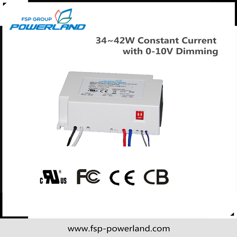 34~42W 27~55V Constant Current LED Driver with 0-10V Dimming