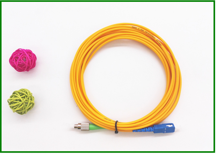 St LC Single Mode Fiber Patch Cable / Optical Jumper Cord