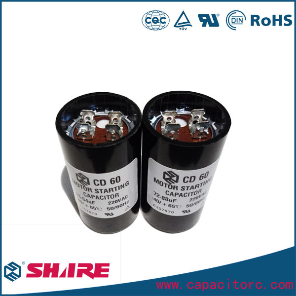 330VAC Electrolytic CD60 Capacitor for Refrigerating Compressor Capacitor