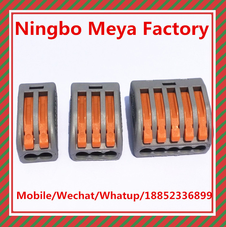Wago 222 Series Quick Connect Compact Connector Terminal Blocks with Levers