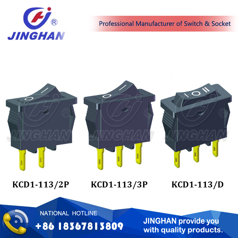 Kcd1-113 Spst Rocker Switch 6A 250V