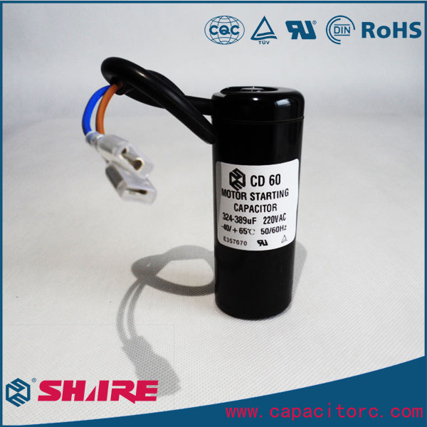 CD60 Capacitor 125VAC 124-149mfd Start Capacitor for Air Conditioner Capacitor
