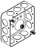 4 in. Square Draw Box, UL Listing