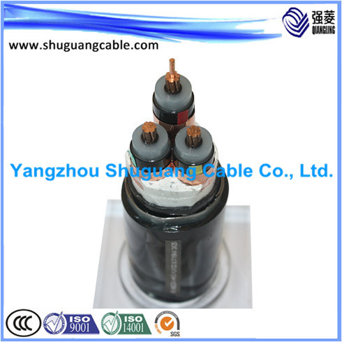Yjy23 Middle Voltage XLPE Insulated PE Sheathed Armored Power Cable