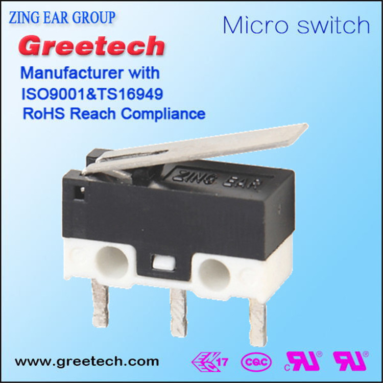 Micro Switches with Straight Lever