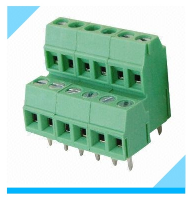 Factory Custom 5.0mm 5.08mm Pitch Double Row Terminal Block