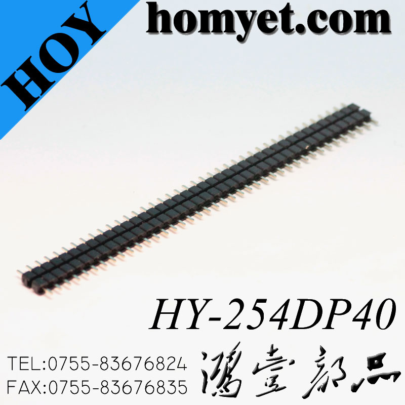 2.54mm 180 Single Row 40p Male Pin Header