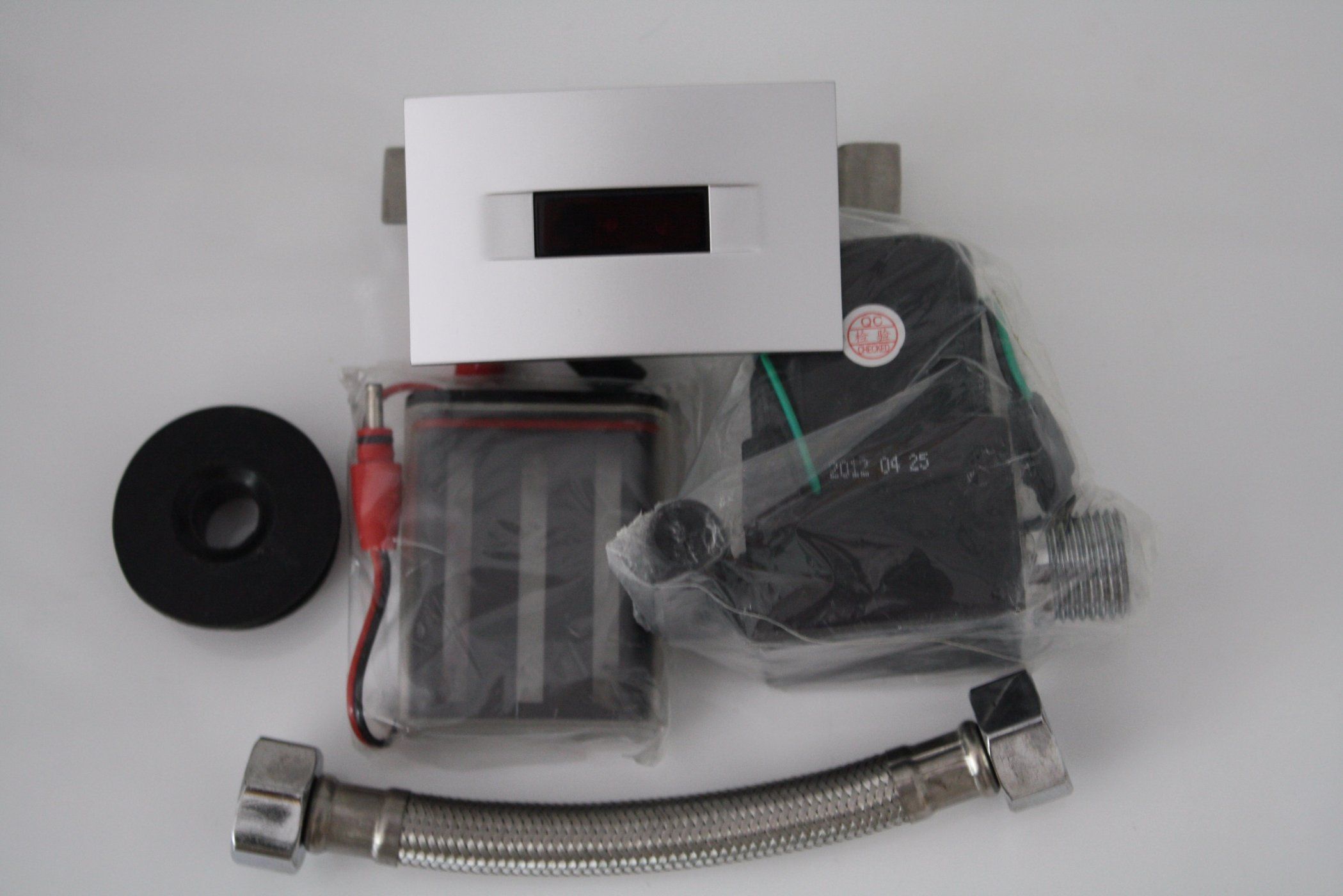 203m High Quality Chrome-Plated Auto Flush, Matte Finish Urinal Sensor