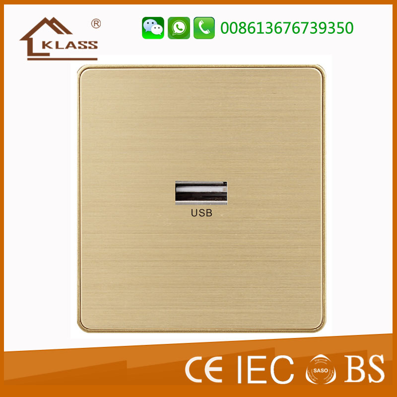 UK Wall Electric USB Socket