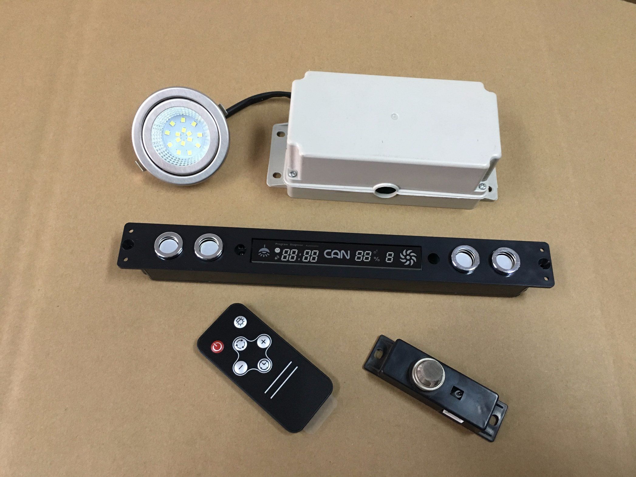 Range Hood Touch Control Switch with LED Lamp, Board for Cooker Hood