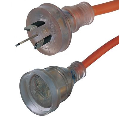 SAA Approved Australian 3-Pin Transparent Power Cord