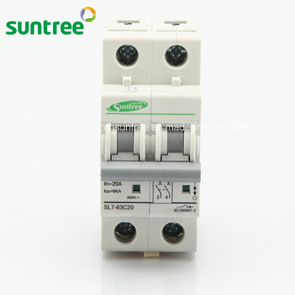 2 Pole DC800V DC Solar Electronic Circuit Breaker
