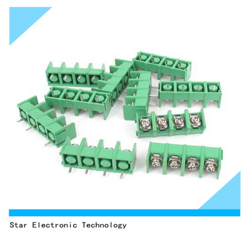 4-Way 4 Pole Pin PCB Mounting Screw Terminal Block Connector