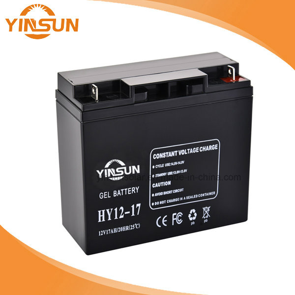 12V 17ah Solar Lead Acid Battery for Portable Lighting System