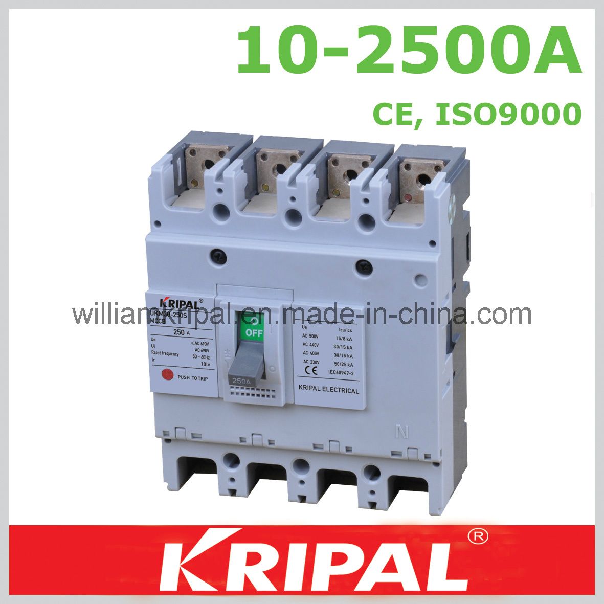 250A 4p Moulded Case Circuit Breaker