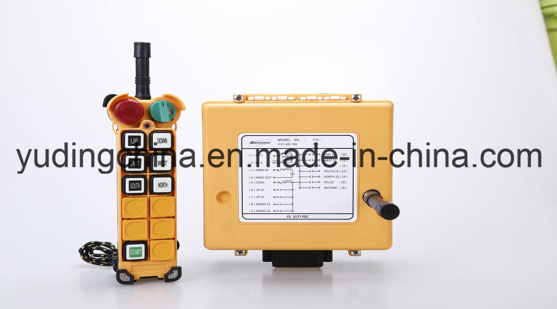 Industrial Wireless Radio Remote Controls F21-6D