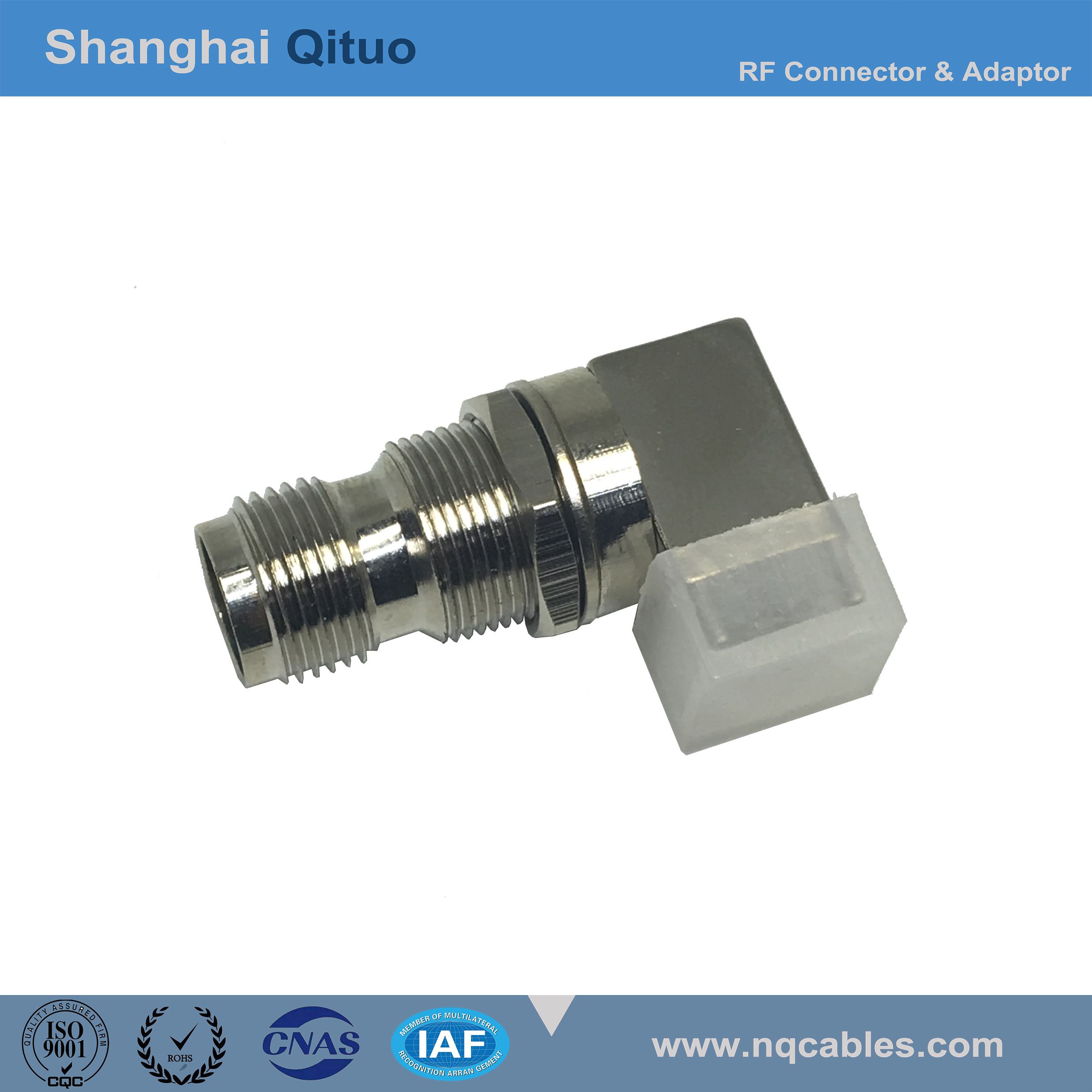RF Connector TNC Right Angle Female Jack End-Tooth End-Launch (TNC-KYWE)