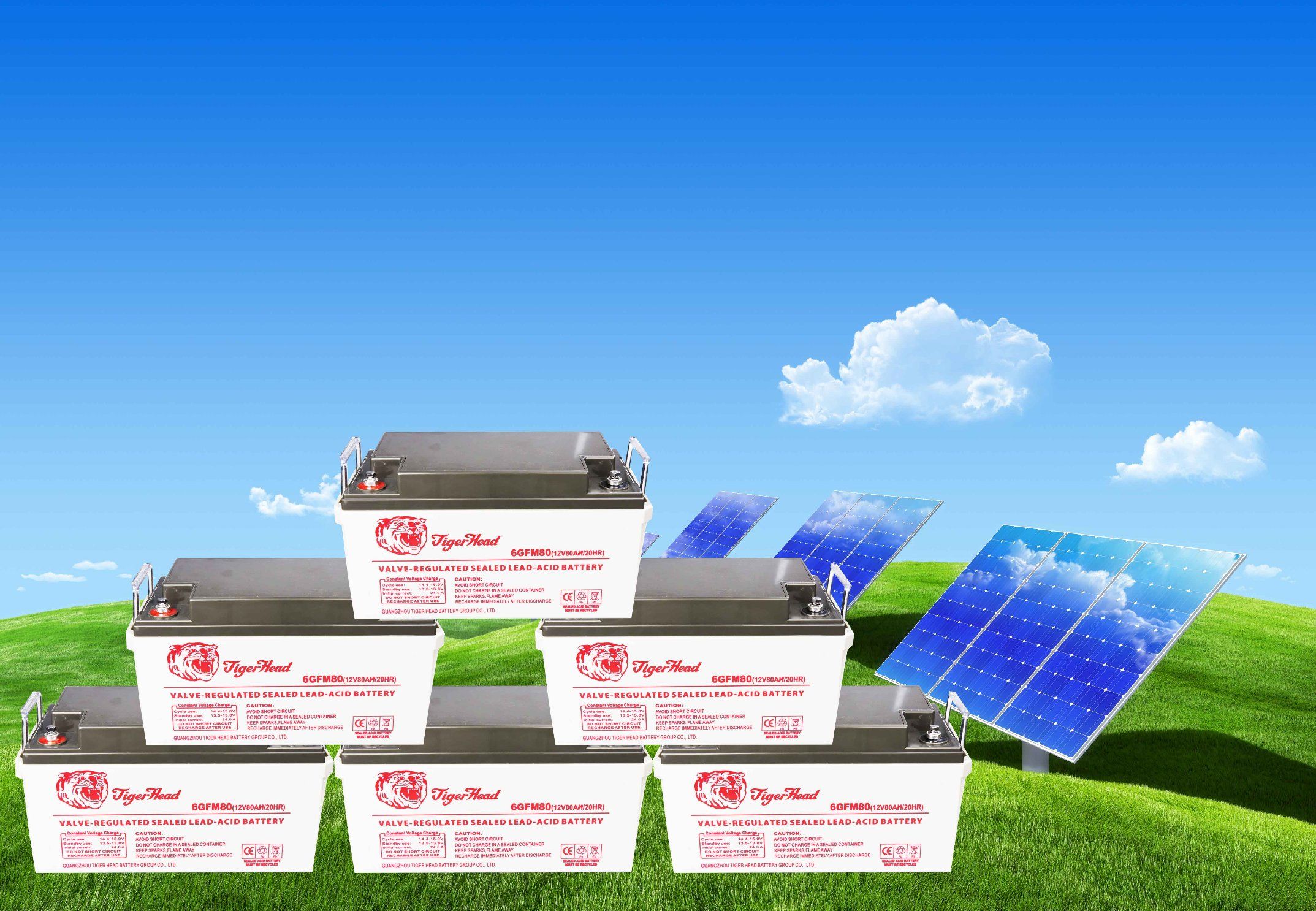VRLA AGM Gel Battery for Solar System 12V 80ah