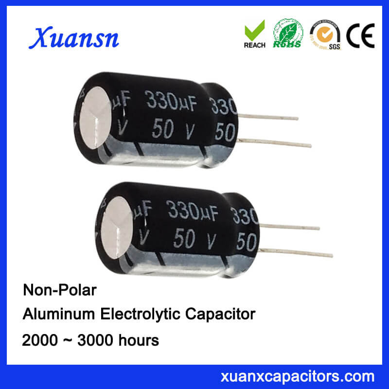 330UF 50V Non Polarized Electrolytic Capacitor