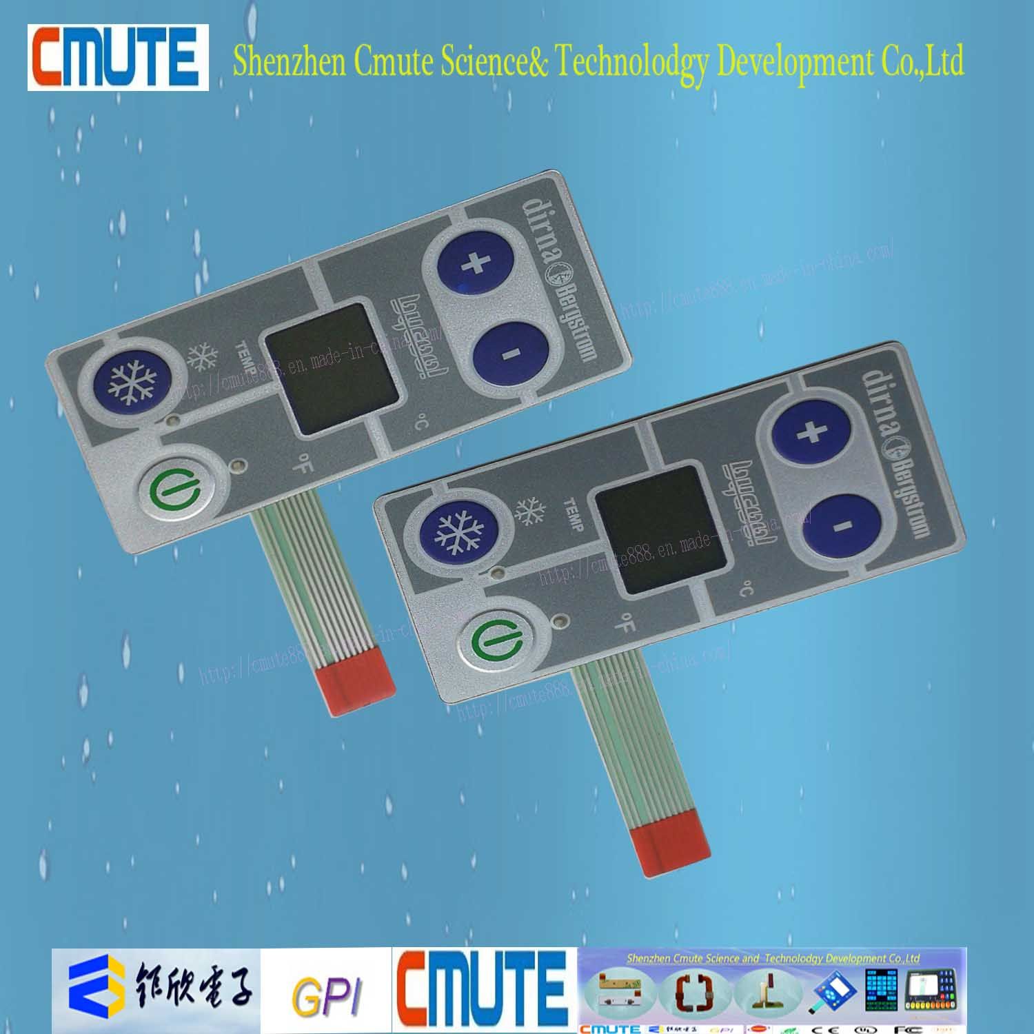 Refrigerator Use Metalic Color Membrane Control Keypad