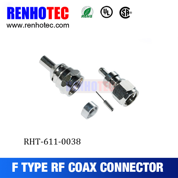 Right Angle F Connector Crimp