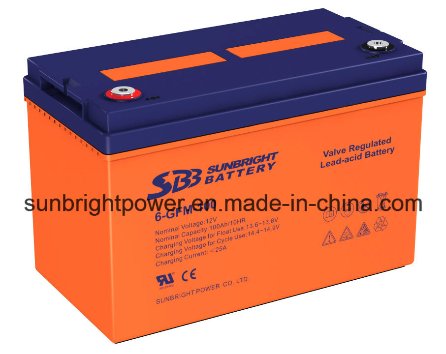 12V100ah Deep Cycle Solar Battery