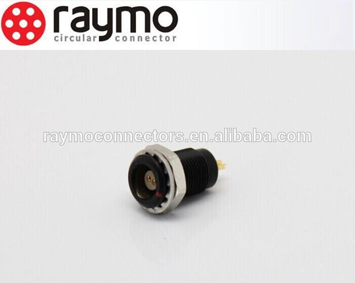 B Series Egg Metal Circular Fixed Socket 2 Female Connector