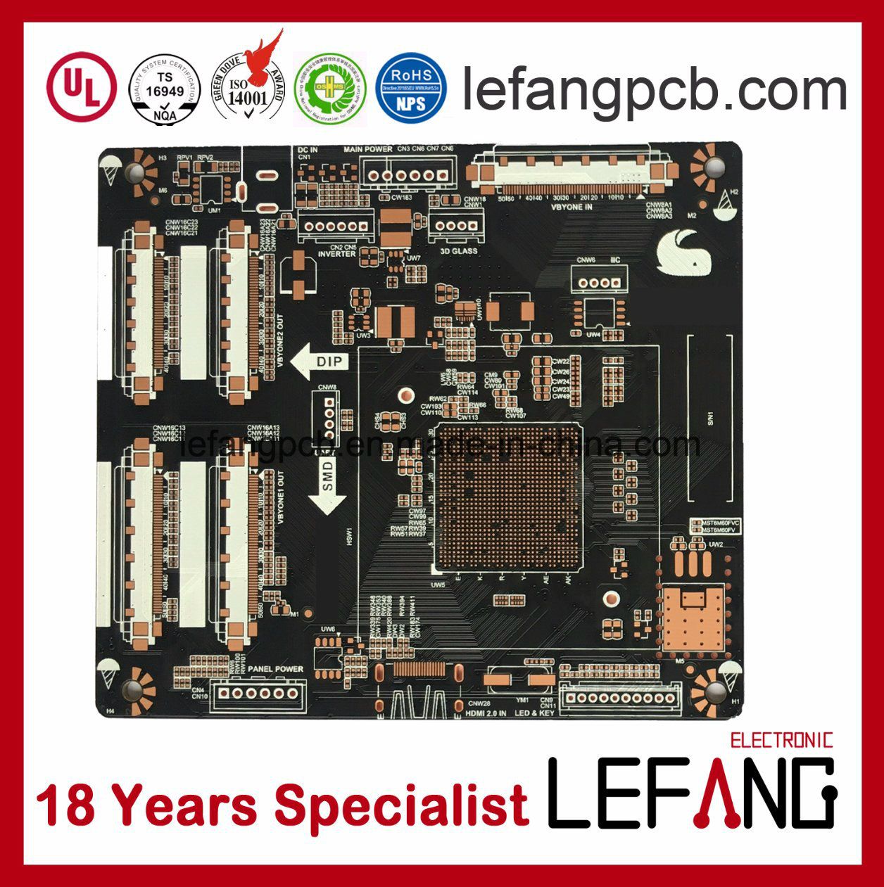 1-20 Layers Printed Circuit Board