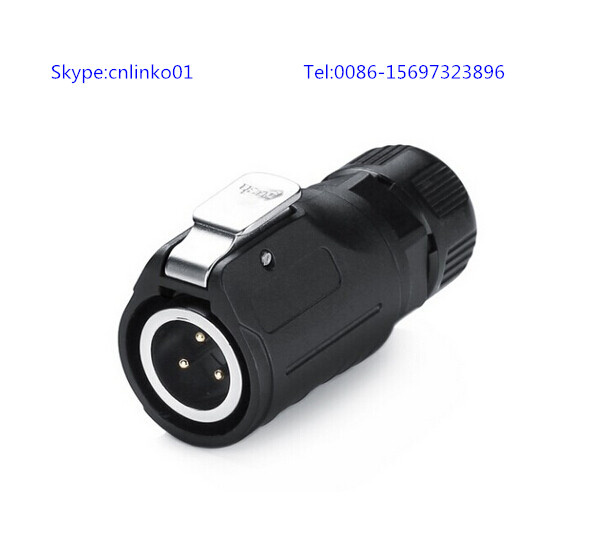 Lp-16 Ce Approved IP67 Waterproof 3 Pin Wire Connector for Lingting and Audio