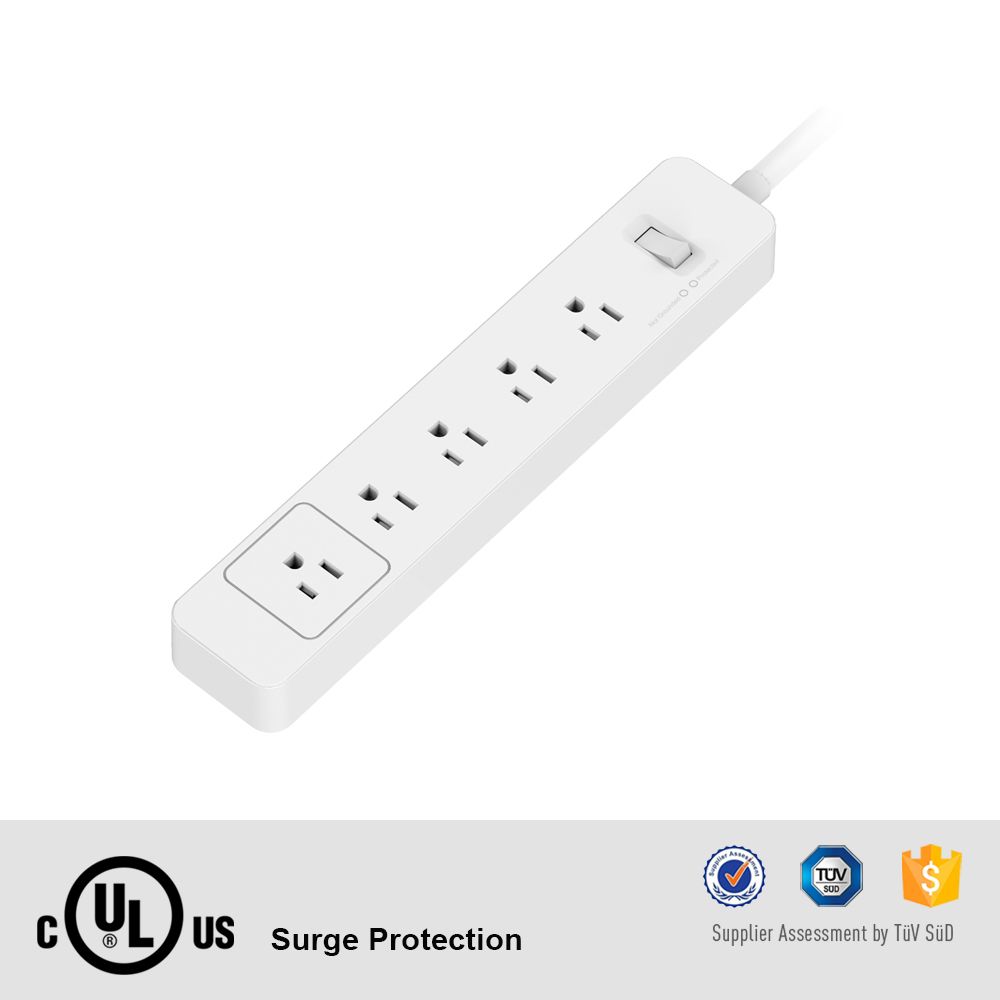 OEM Power Strip UL 5 Outlet Extension Power Socket with Surge Protection Fit for Us AC Power Cord