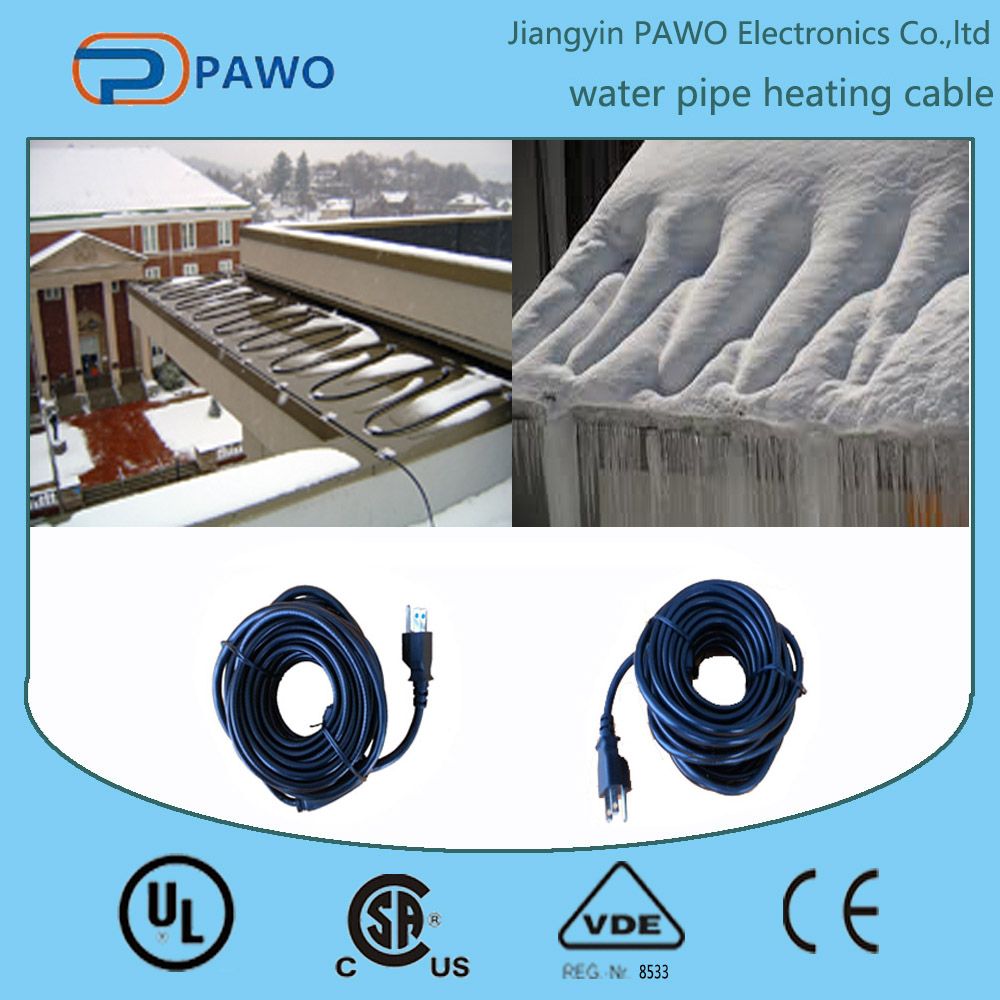 Factory Patented 1000W PVC Electrical Heating Cable/Roof Heating Cable