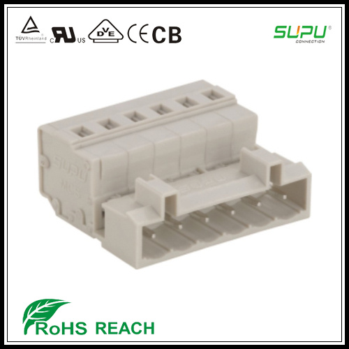 Supu Male Terminal Blocks Connector UL 300V 15A