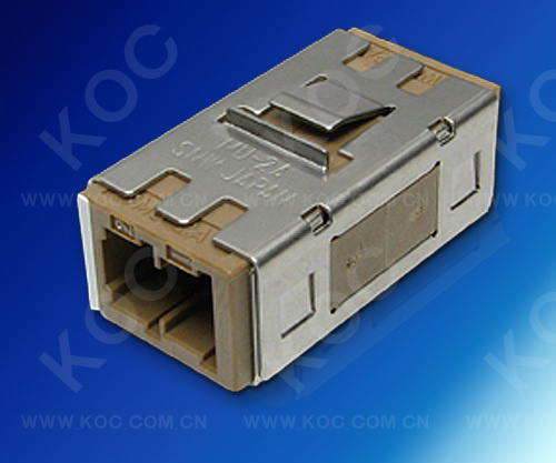 Mu/PC Duplex Fiber Optic Adaptor