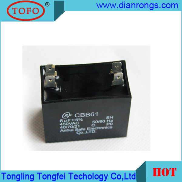 Cbb61 Fan Capacitor 1.2UF 440V Capacitor