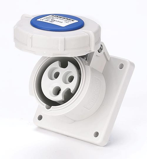 16A/2P+PE/IP67 Panel mounted socket (MN1332)