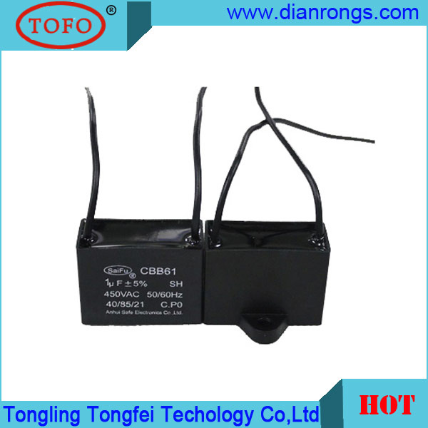 AC Ceiling Fan Capacitor Cbb61 Sh Capacitor
