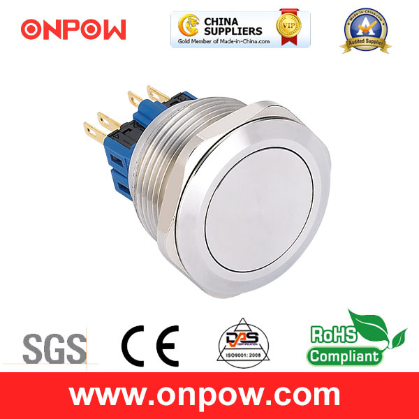 Onpow 28mm Push Button Switch (GQ28-11/S, CE, CCC, RoHS)