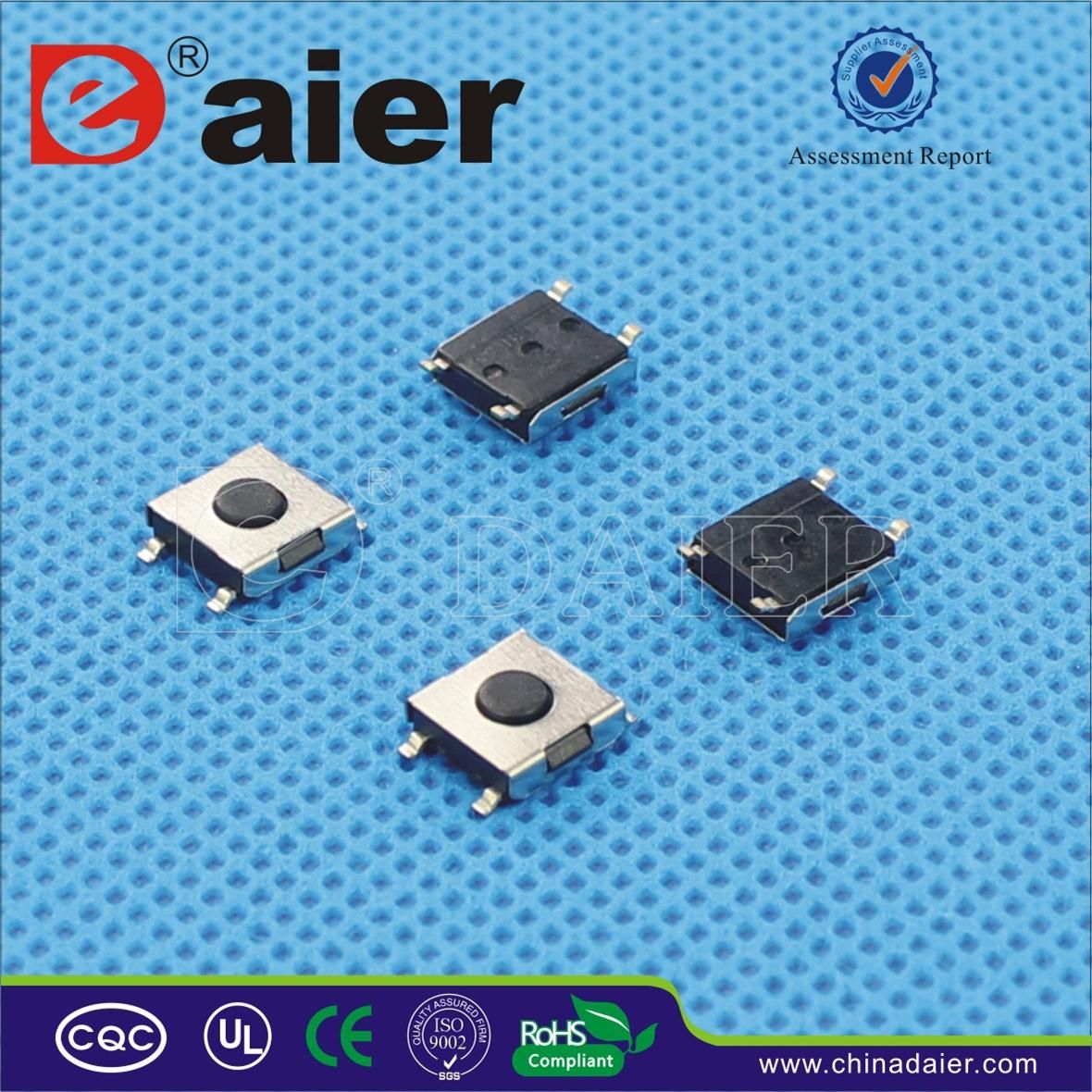 6X6 4 Pin SMD Tactile Switch; Tact Switch Datasheet (KFC-004B)