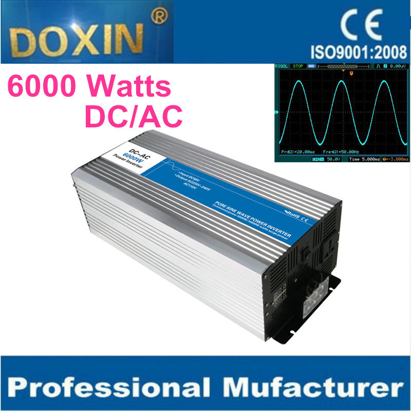Welding Machine Electronic Tools 220V 6000 Watts Pure Sine Wave Power Inverter