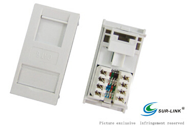 UK Type Lsa IDC UTP Cat. 6 Keystone Jack