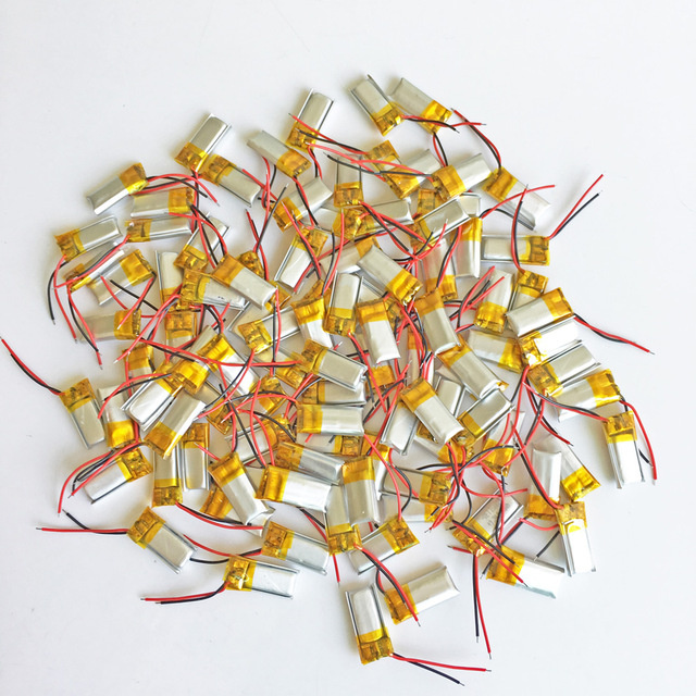 3.7V 50mAh 360821 Lithium Polymer Lipo Rechargeable Battery Li Ion for MP3 Bluetooth Recorder Headphone Headset