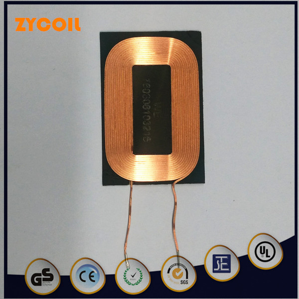 Universal Wireless Qi Receiver Coil with Soft Ferrite Sheet