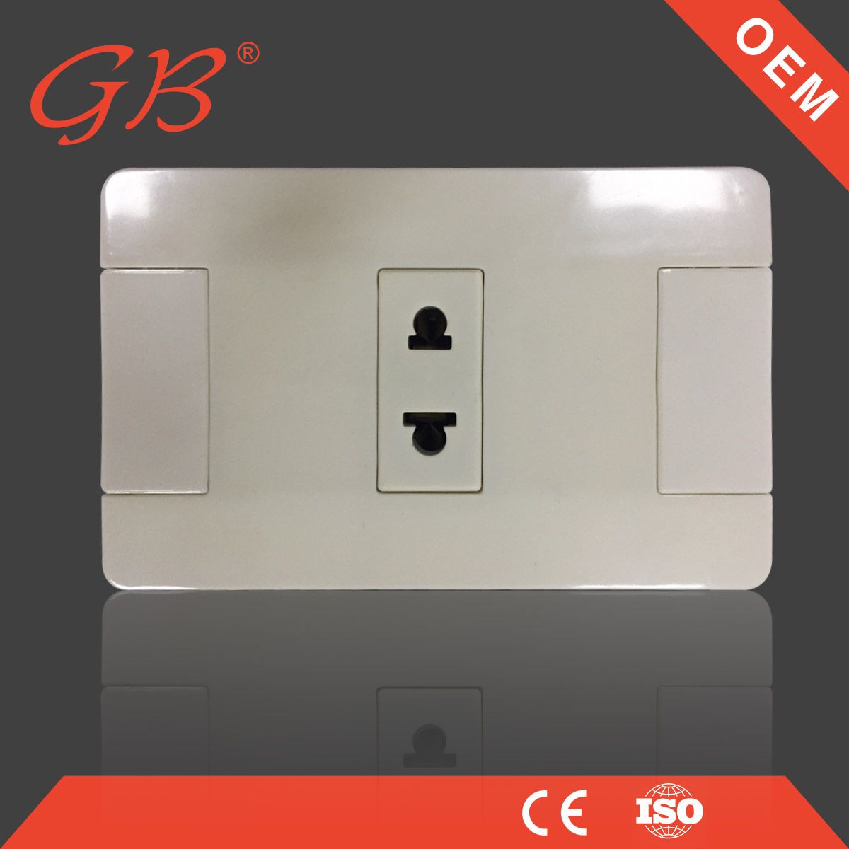 American Standard Wall Switch with 2 Pin Socket