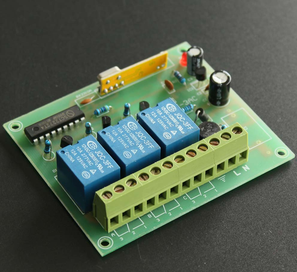 3 Channels Receiver and Remote Kit for 433/315MHz