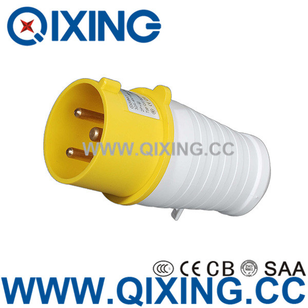 IP44 Hot Selling 16A 3p Yellow Outdoor Plug Socket